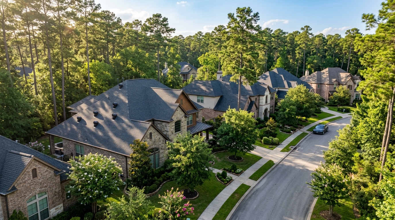 The Woodlands, TX residential roofing services by EliKay Roofing